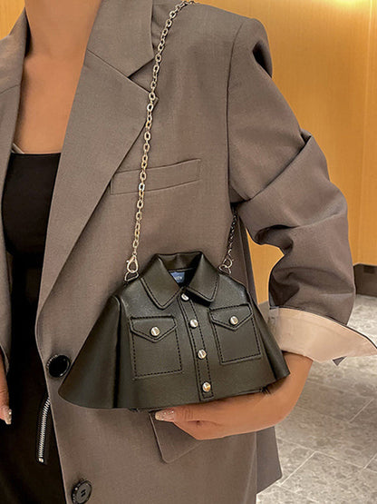 Chains Rivet Split-Joint Jacket-Shaped Bags Bags Accessories Crossbody Bags