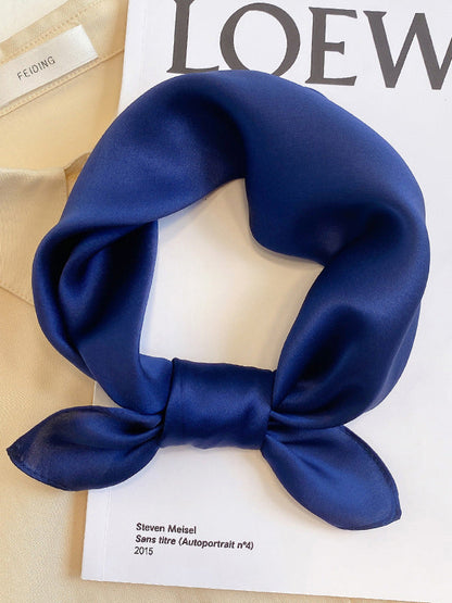 Châle et écharpe décontractés de couleur unie 