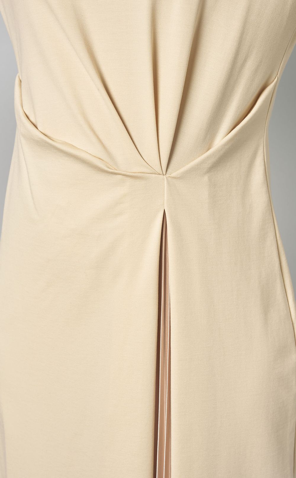 Side Pleated Knit Dress