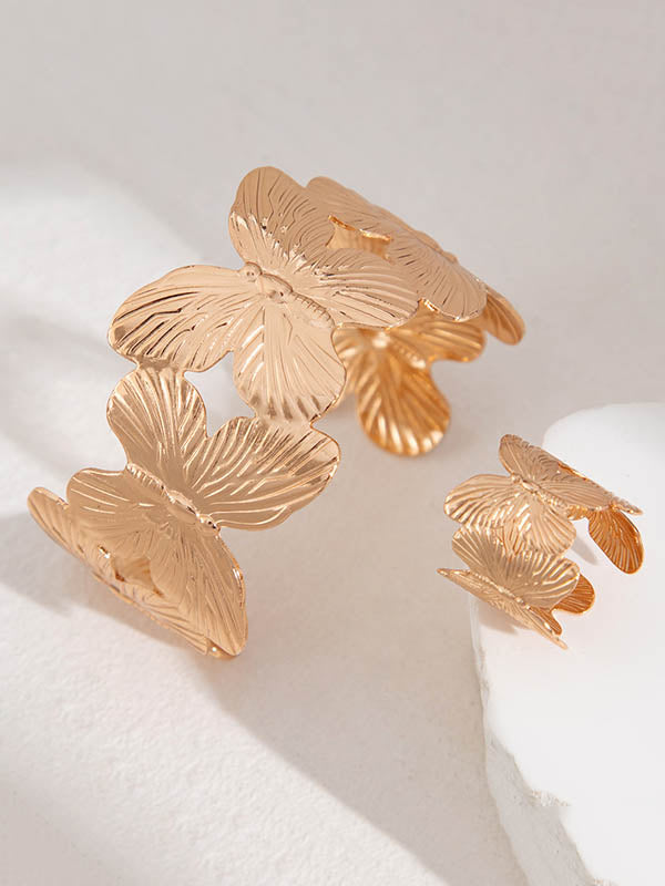 Flower Shape Geometric Bracelet Accessories Rings Accessories