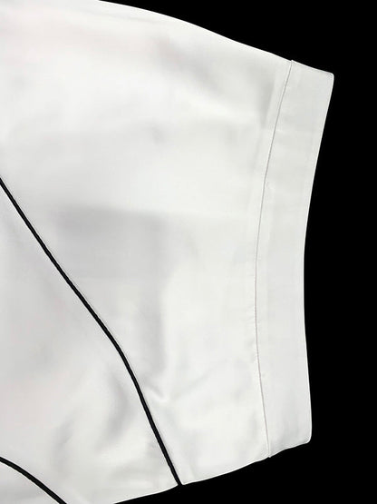 Jupes asymétriques amples à imprimé asymétrique et à fentes 