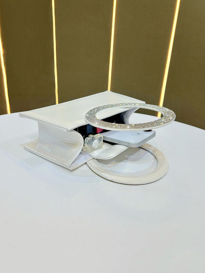 Chains Rhine Stones Split-Joint Evening Bags & Clutches Handbags