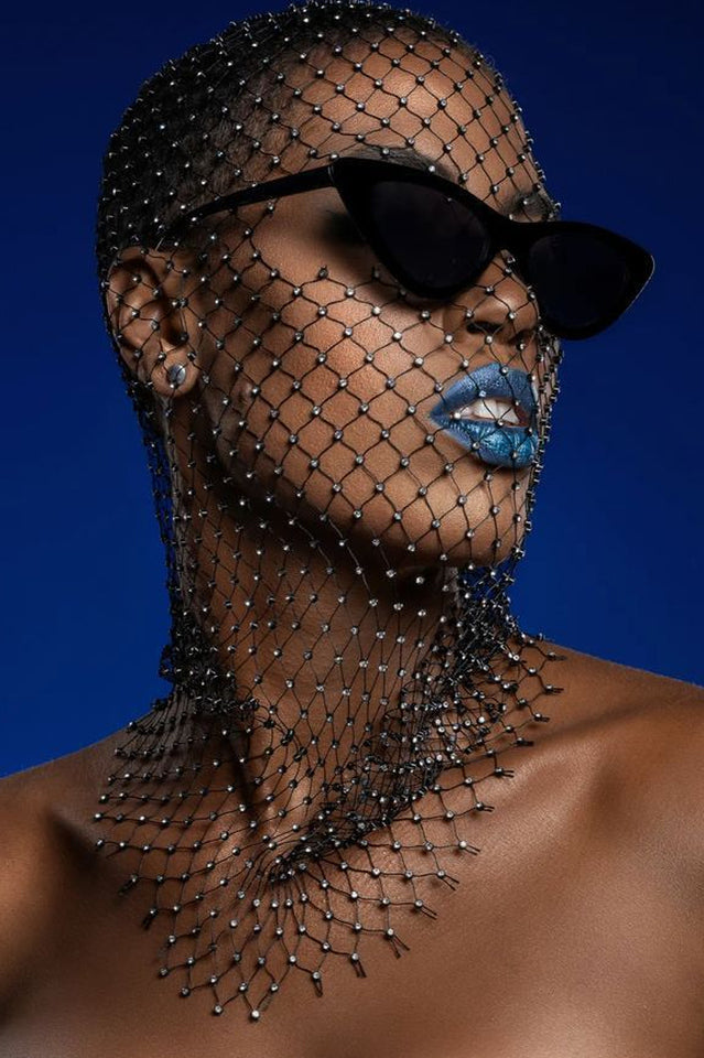 Crystal Unique Mesh Face Mask