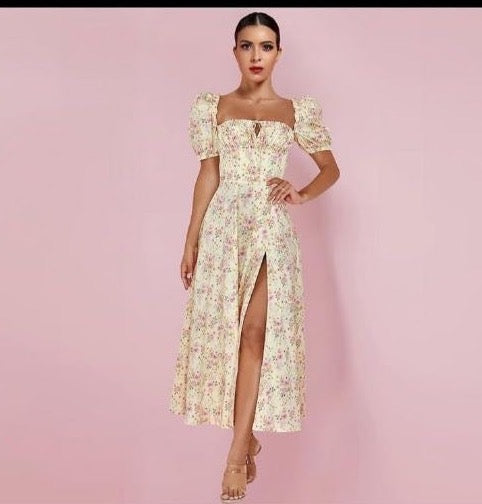 SALE Flower Bodycon Dress