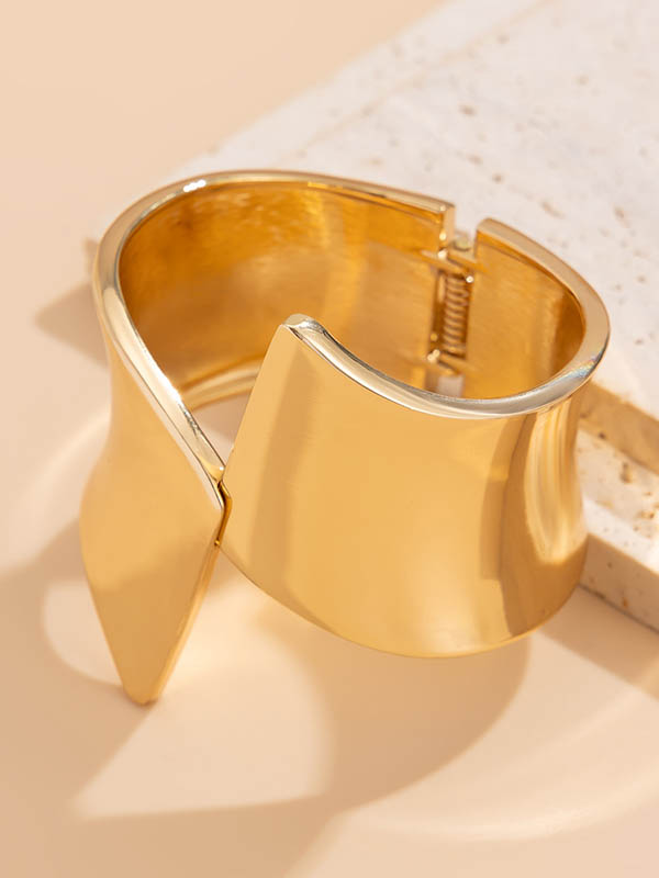 Geometric Bracelet Accessories Rings Accessories A GOLD One_size