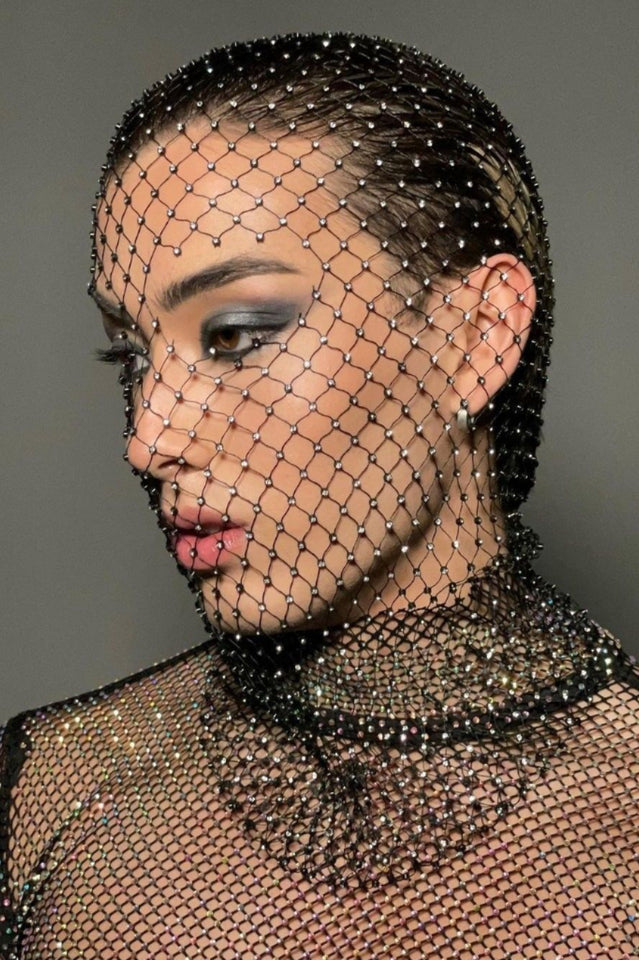 Crystal Unique Mesh Face Mask