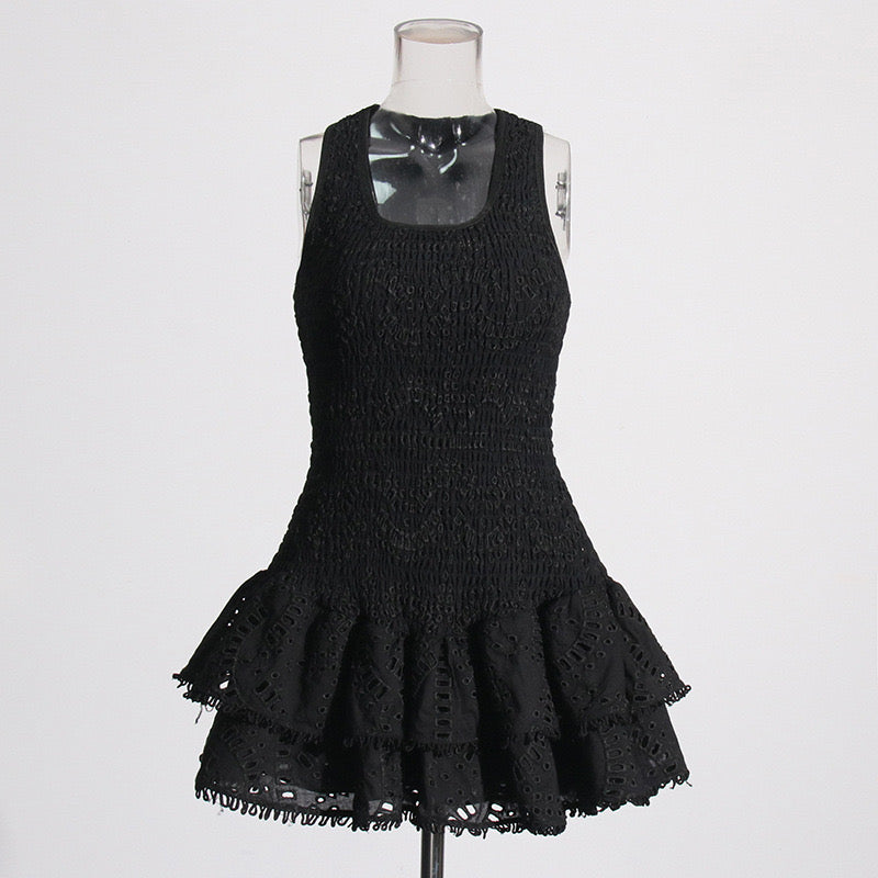 DIAMOND Summer Bodycon Dress BLACK
