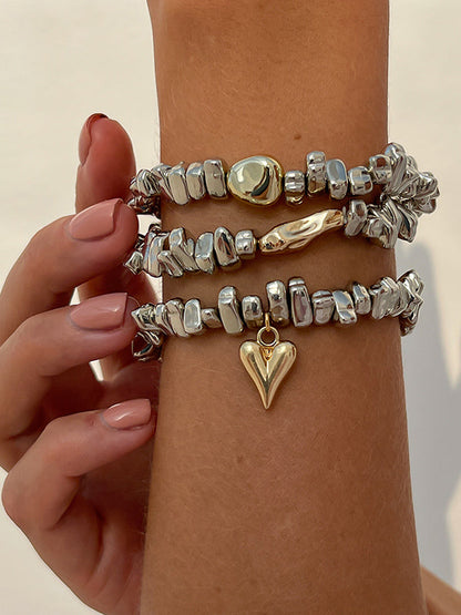 3 accessoires pour bracelets géométriques 