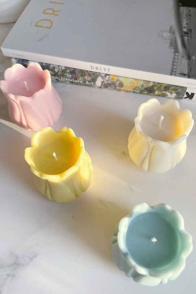 Tulip Candle, Set of 2