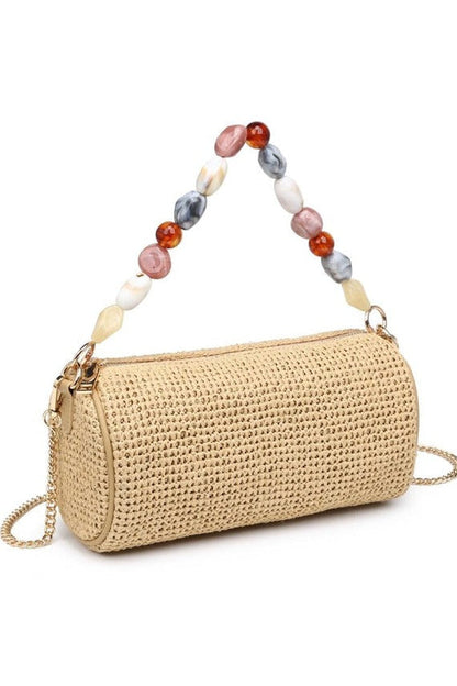 Rachel Straw Clutch