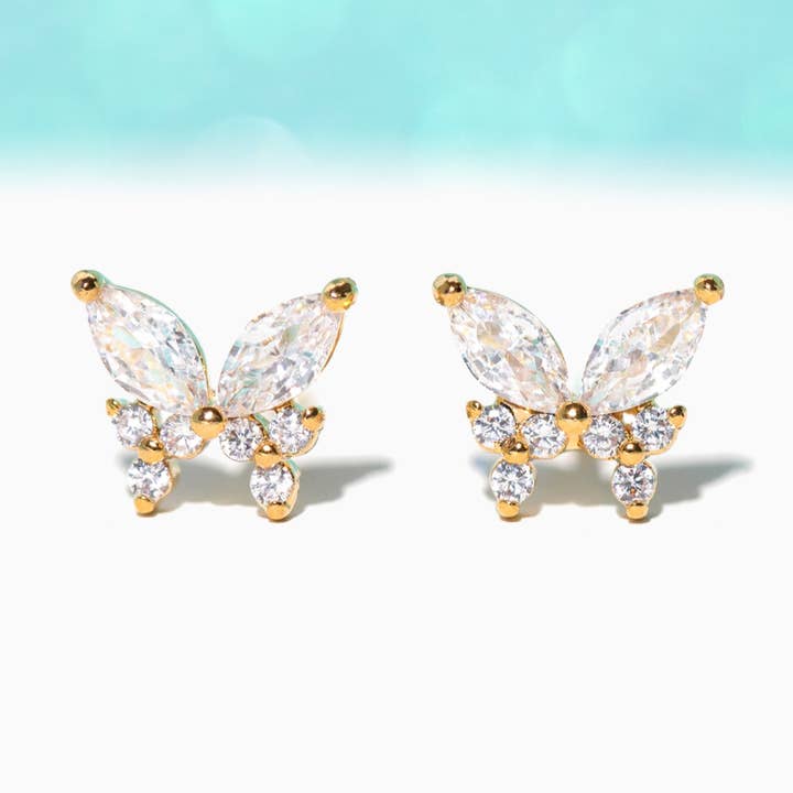 Remember Me Butterfly Studs