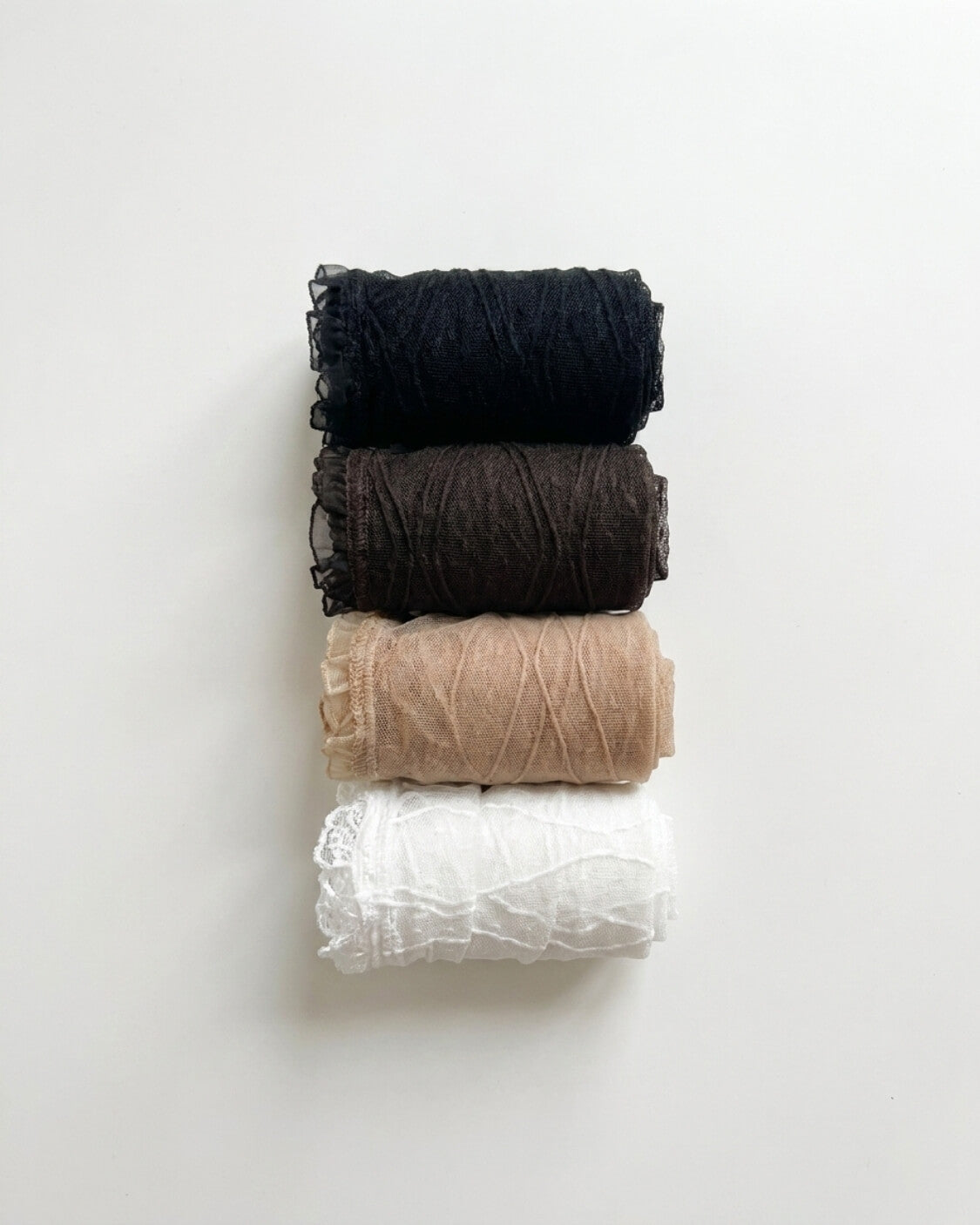 Bundled Packs, Rosalie Lace Sheer Socks