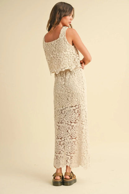 Crochet Knitted Skirt
