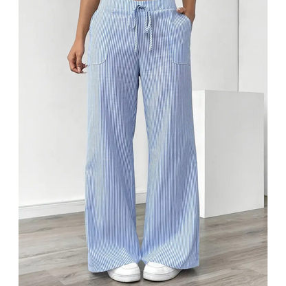 Amber™ | Striped Pant With Pockets