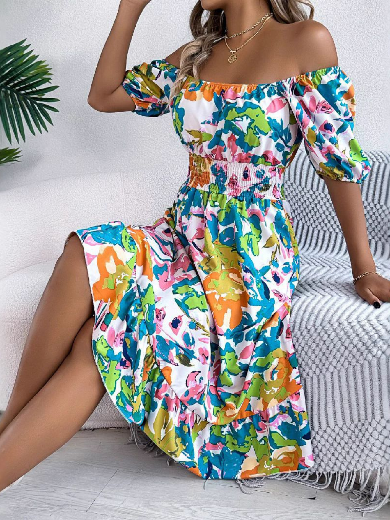 Leslie™ | Casual Boho Gradient Dress