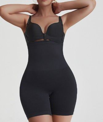 Tummy Control Seamless Butt Enhancer Waist Trimmer BLACK