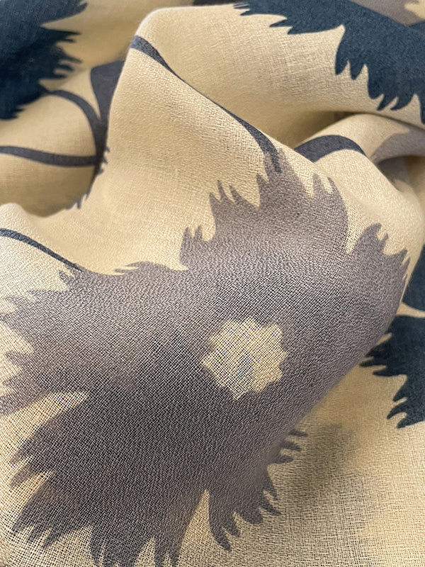 Vintage Floral Printed Shawl&Scarf