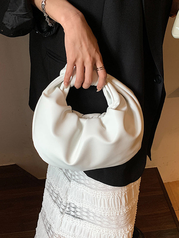 Bowknot Plissee Einfarbig Handtaschen Zubehör 