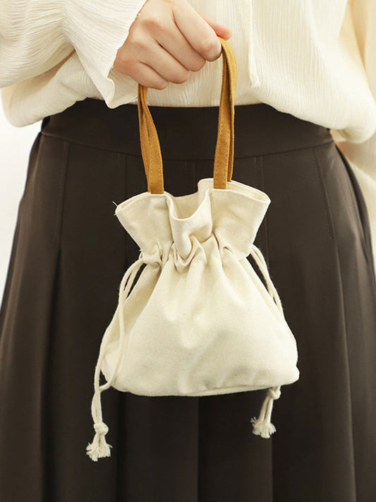 Drawstring Split-Joint Mini Bags