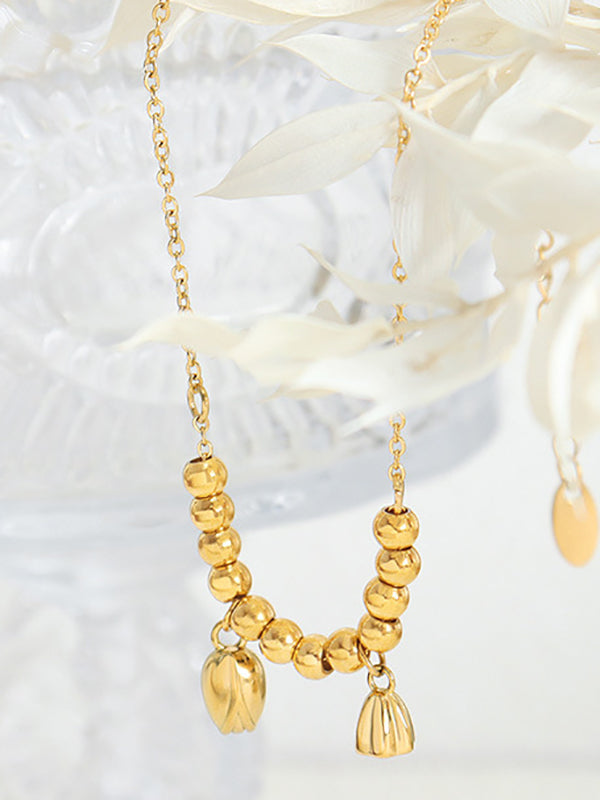 Chains Solid Color Anklet