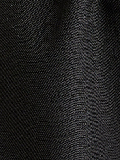 High Waisted Wide Leg Elasticity Pleated Solid Color Split-Joint Streamer Pants