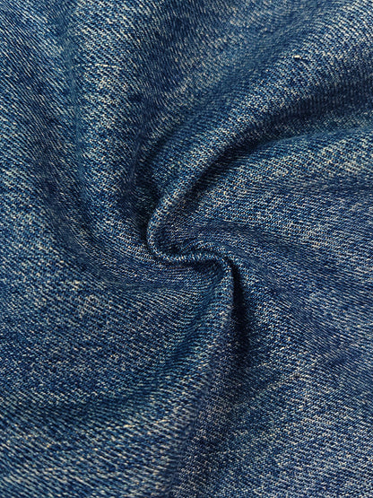 Pantalon en jean taille haute à jambes droites et dégradées 