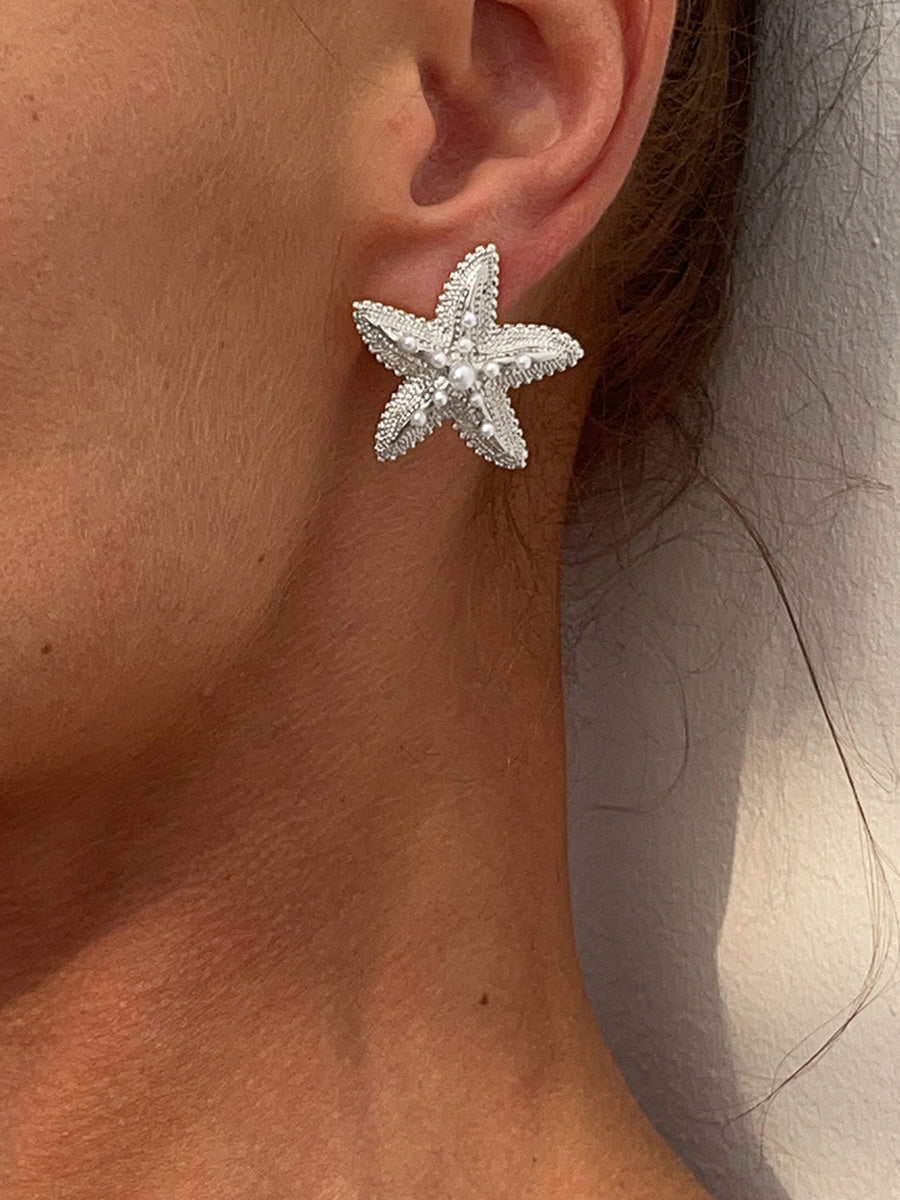 Starfish Shape Earrings Accessories