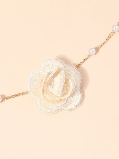 Three-Dimensional Flower Necklaces Accessories