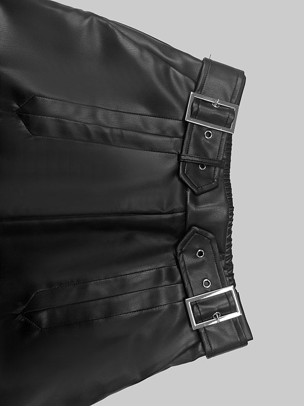 A-Line Loose Belted Solid Color Skirts Bottoms