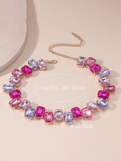 Chains Contrast Color Necklaces Accessories