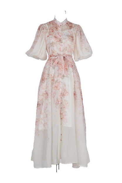 Denise Floral Print Midi Dress