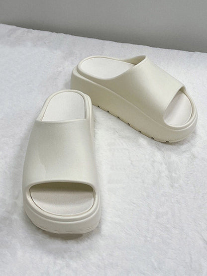 Open Toe Platform Shoes Slippers