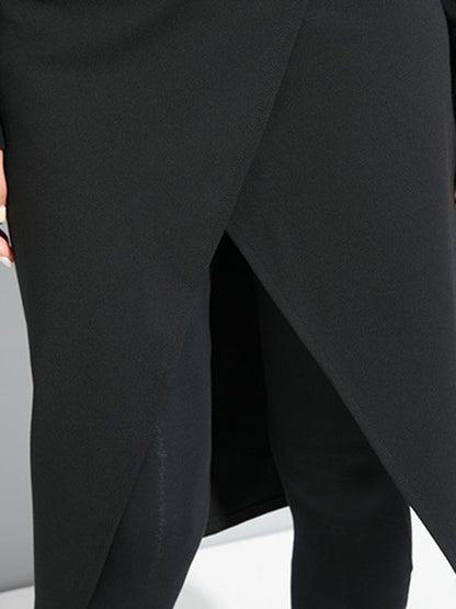 False Two Solid Split-Joint Culotte