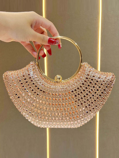 Chains Rhine Stones Evening Bags & Clutches Handbags