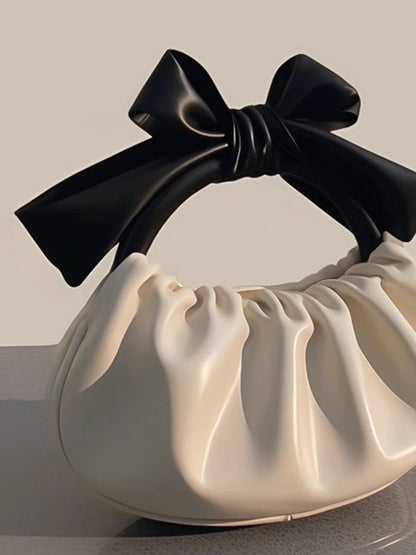Bowknot Pleated Split-Joint Bags Bags Accessories Handbags