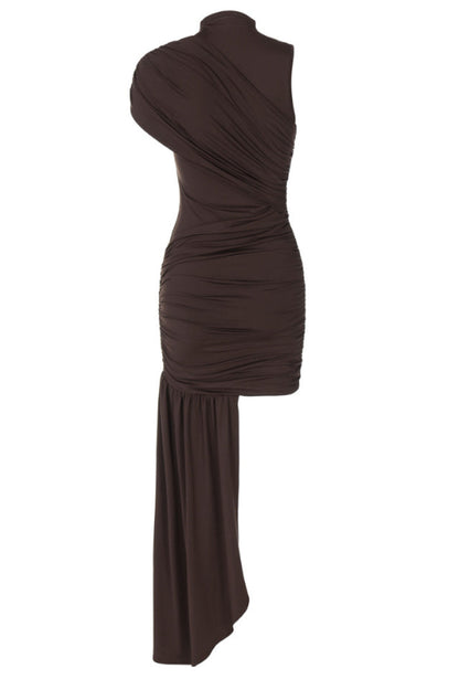 Ruched Glamour Mini Dress