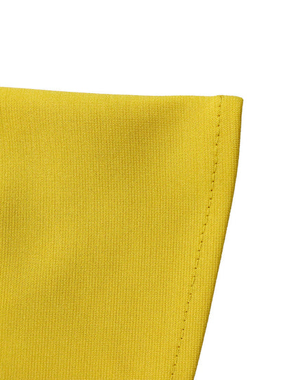 Irregular Clipping Plus Size Belted Solid Color Round-Neck Midi Dresses