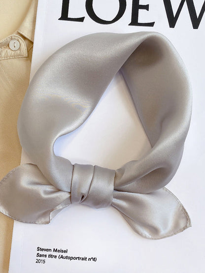 Châle et écharpe décontractés de couleur unie 