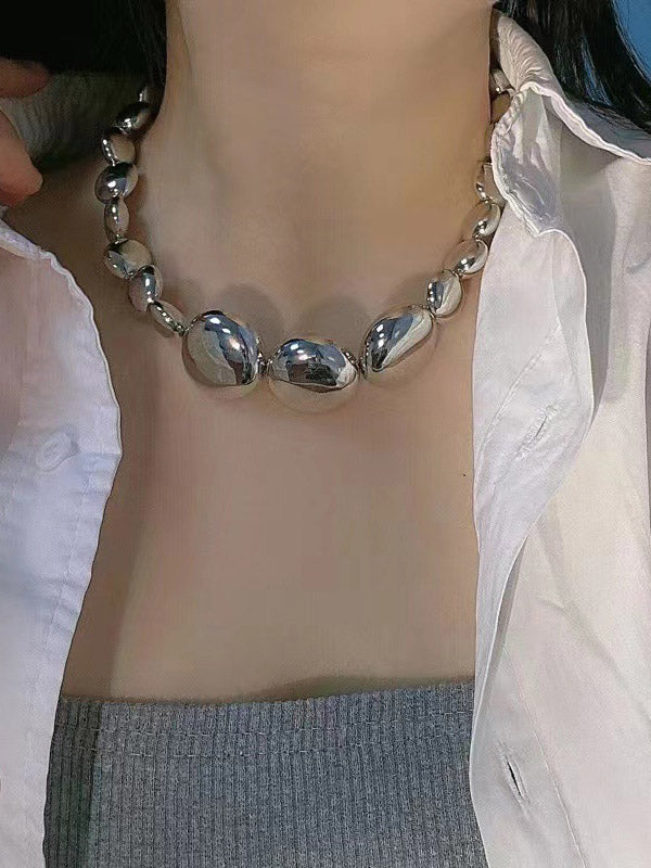 Shiny Solid Color Necklaces Accessories