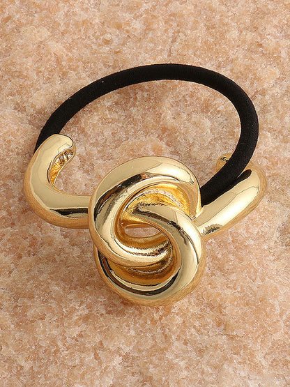 Minimalist Metal Knot Hair Tie