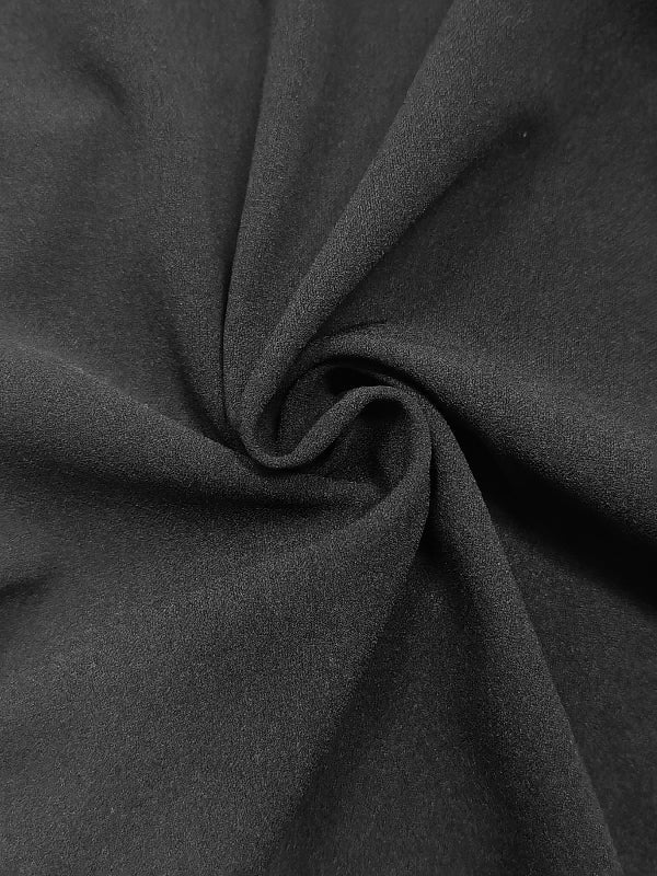 Robe longue moulante à manches longues et col en V profond, couleur unie 