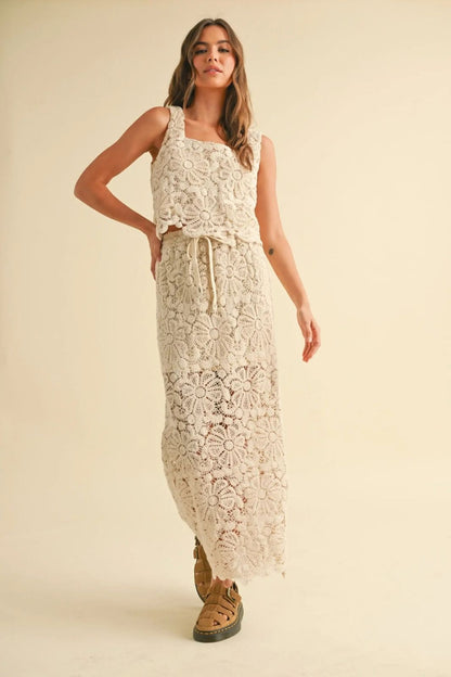 Crochet Knitted Skirt