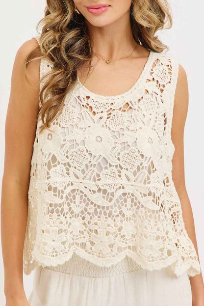 Crochet Lace Tank Top
