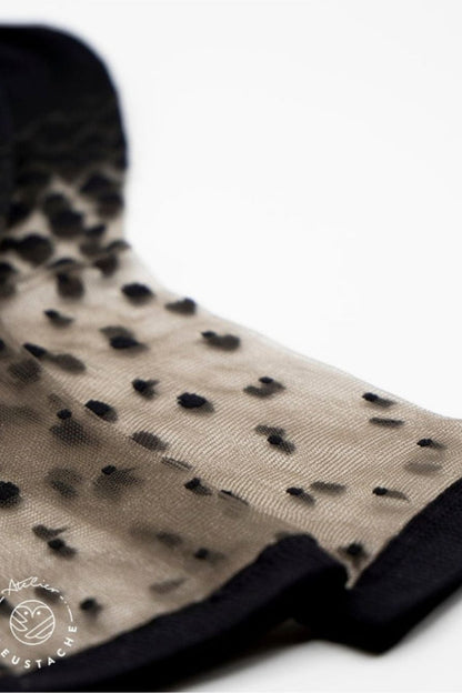 Sheer Plumetis Socks