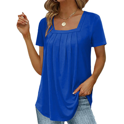 Brenda™ | Elegant Pleated Blouse