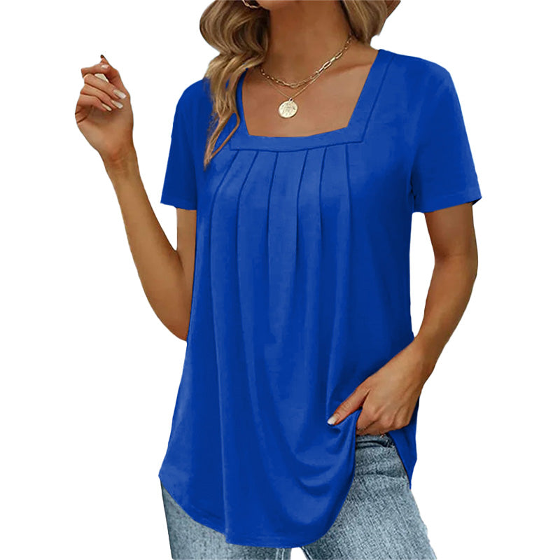 Brenda™ | Elegant Pleated Blouse