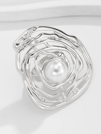 Geometric Hollow Rings Accessories