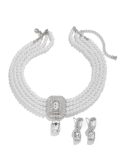 Geometric Drop Earrings Necklaces Accessories