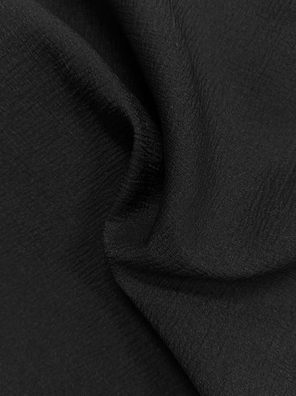 A-Line Loose Pockets See-Through Solid Color Round-Neck Cover-Up Midi Dresses