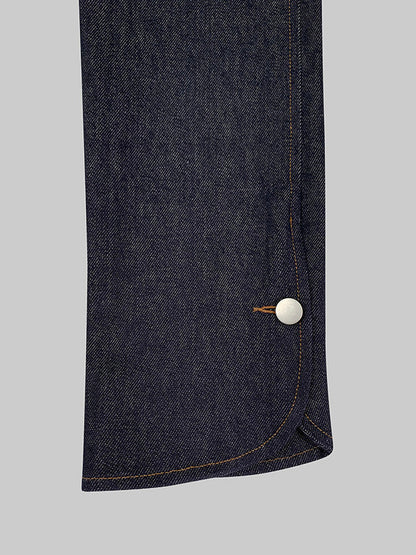 Long Sleeves Loose Contrast Color Split-Joint Deep V-Neck Jackets Outerwear